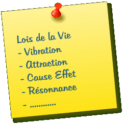 Lois de la Vie - Vibration - Attraction - Cause Effet - Rsonnance - ............